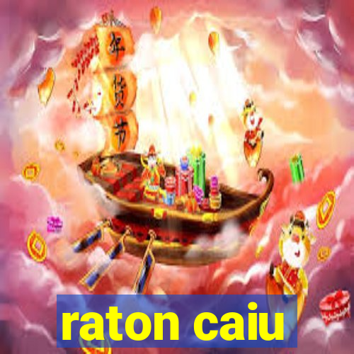 raton caiu